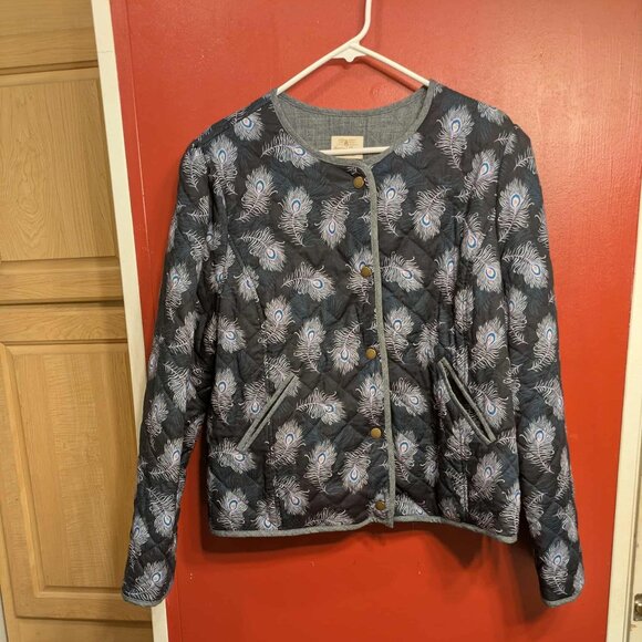 Heritage Barbour Modern Country Pippa Quilted Jacket L w Logo Snaps - Picture 1 of 15